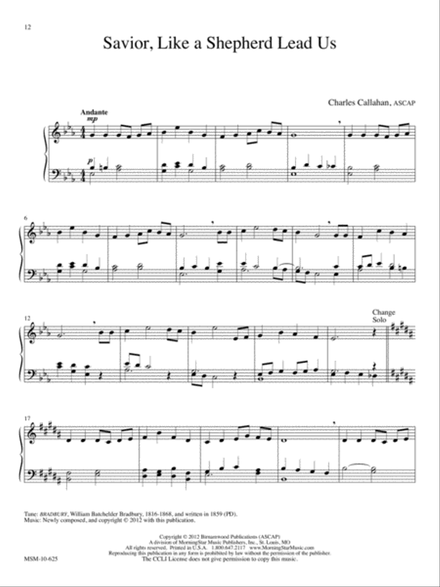 Gospel Music for Manuals Gospel Music for Manuals Organ scores gallery preview page 7