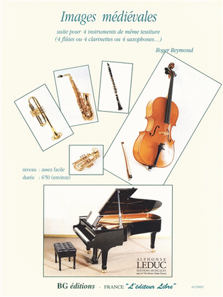 Book cover for Images Medievales (saxophones 4)