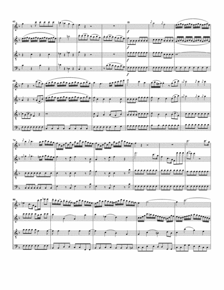 Divertimento, K.136 (arrangement for 4 recorders)