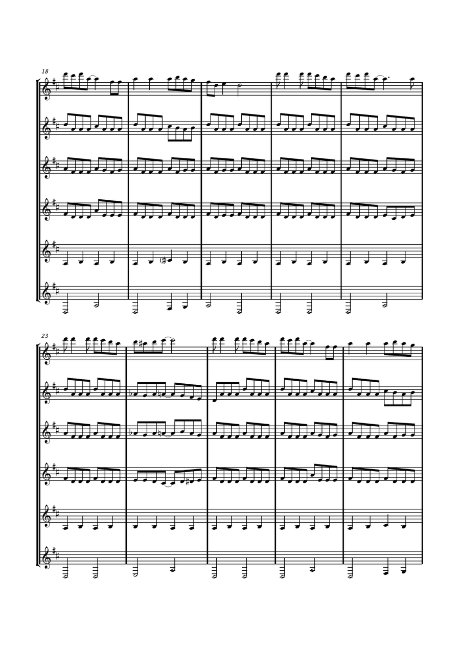 Ballad Of Casey Jones Guitar Ensemble scores gallery preview page 6
