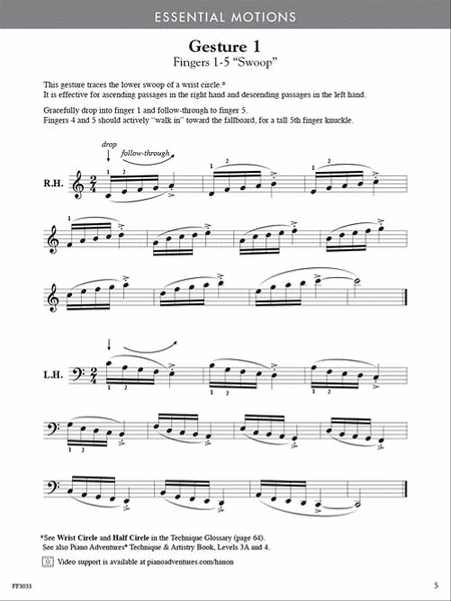 Hanon-Faber: The New Virtuoso Pianist Piano Method scores gallery preview page 3