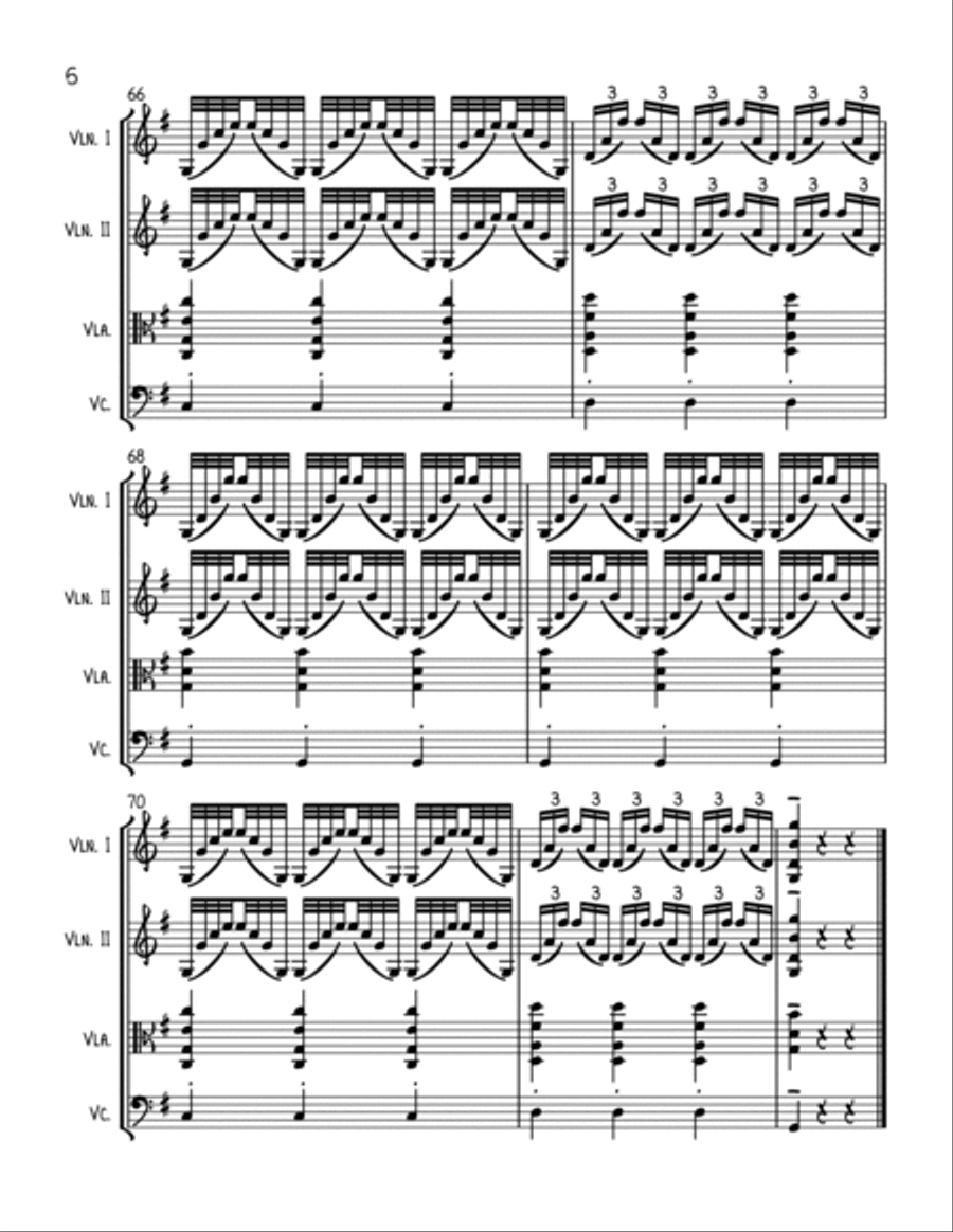 Boccherini Music from MASTER AND COMMANDER - String Quartet String Quartet scores gallery preview page 6