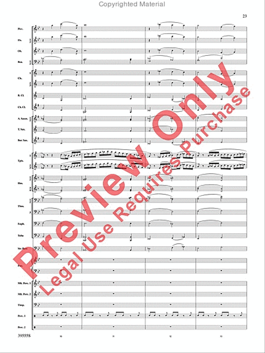 And Hope Led Them Home And Hope Led Them Home Concert Band scores gallery preview page 24