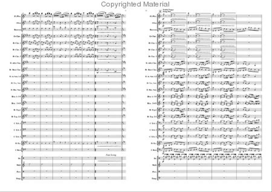 Keep me Praising Concert Band scores gallery preview page 6