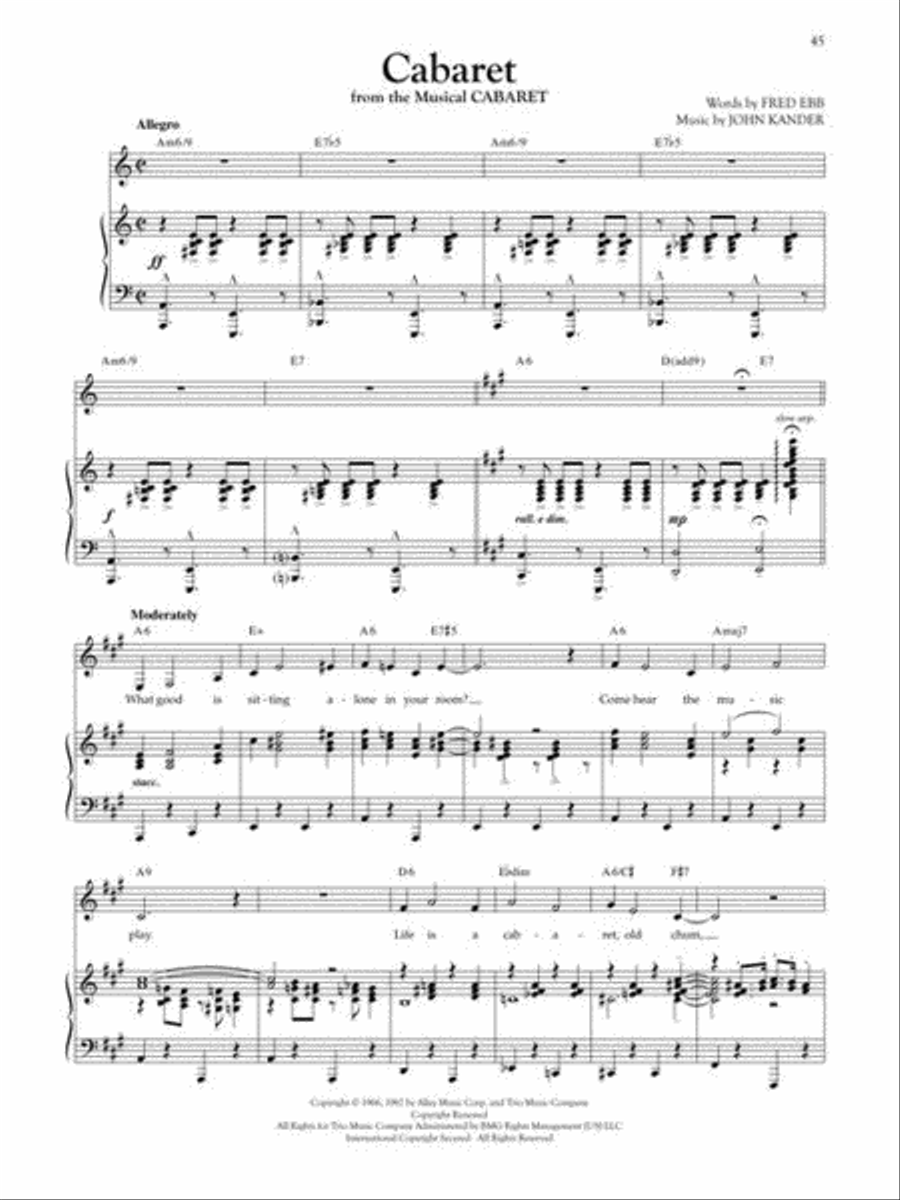 Broadway Belter's Songbook – Third Edition Voice scores gallery preview page 6