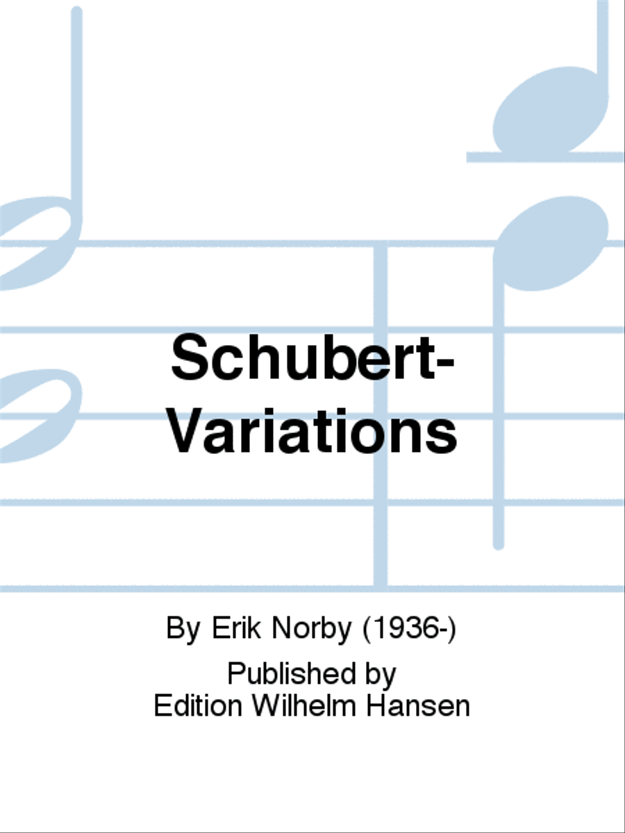 Schubert-Variations Schubert-Variations School and Community scores gallery preview page 1