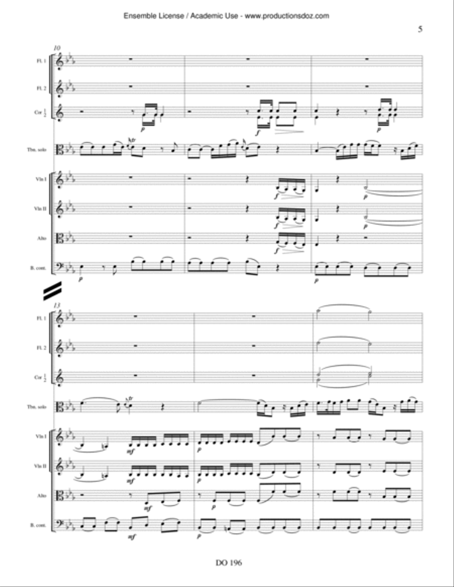 Concerto for trombone (score) Orchestra scores gallery preview page 5