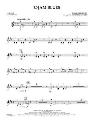 C-Jam Blues - Violin 3 (Viola Treble Clef)