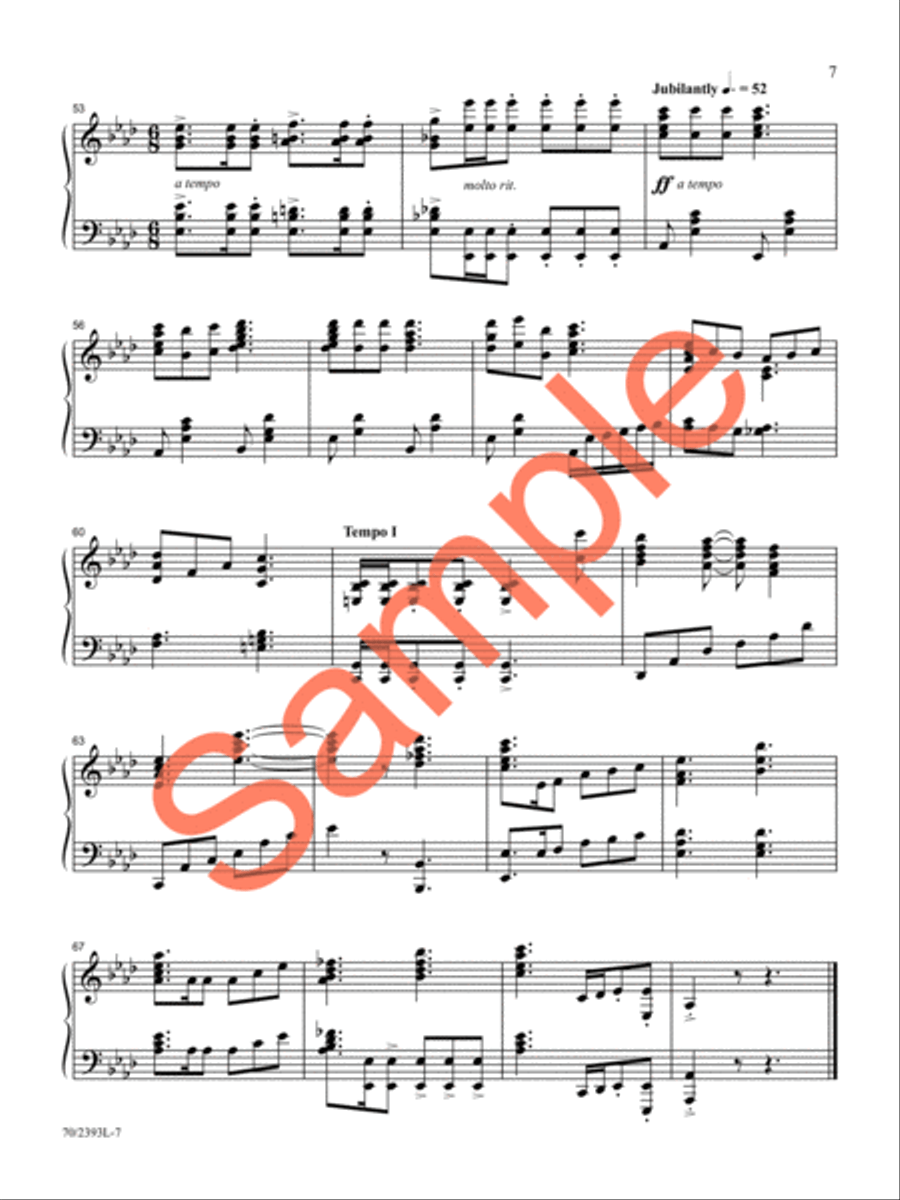 That Will Be Glory! Piano Solo scores gallery preview page 7
