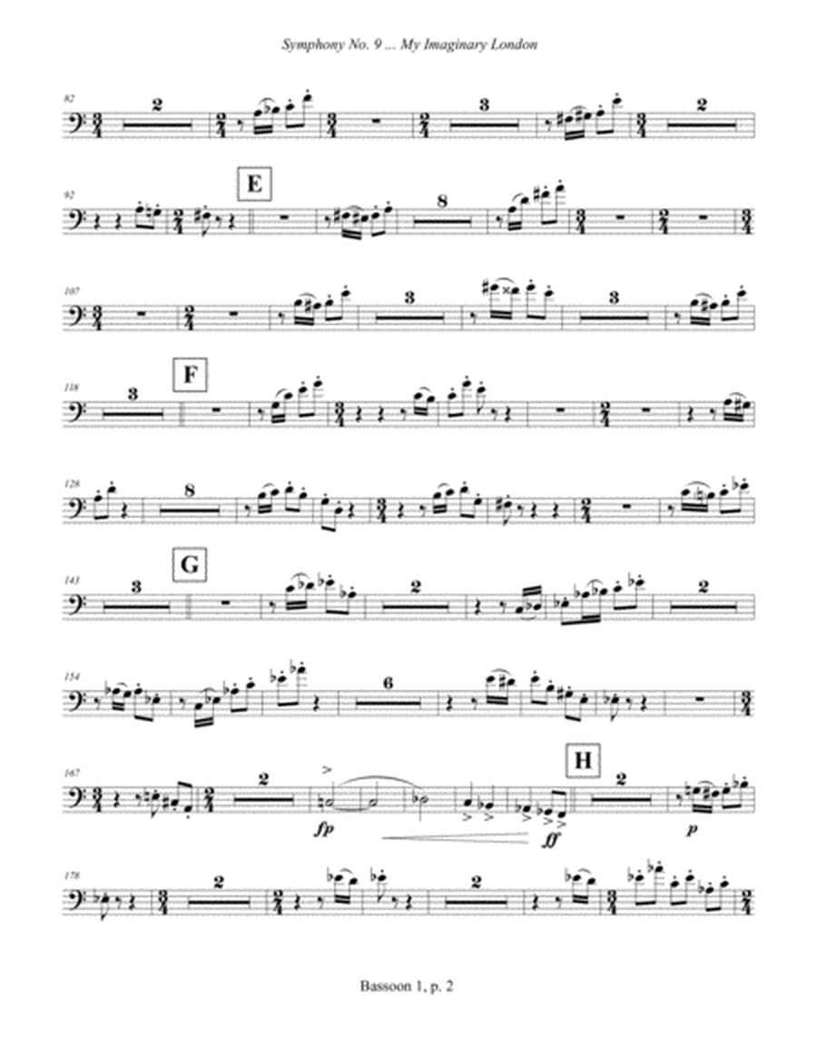 Symphony No. 9 ... My Imaginary London (2013-14) Bassoon part 1