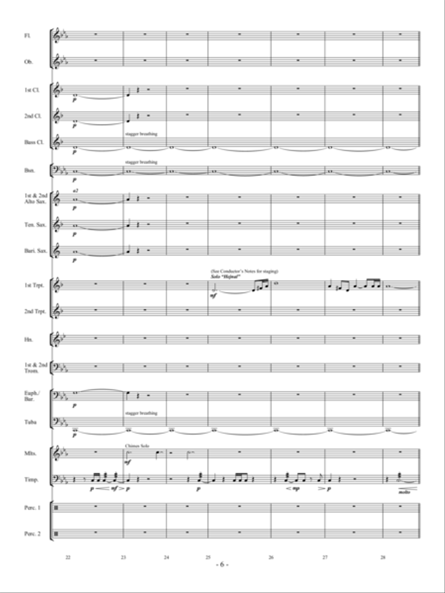 The Trumpeter of Krakow Concert Band scores gallery preview page 5
