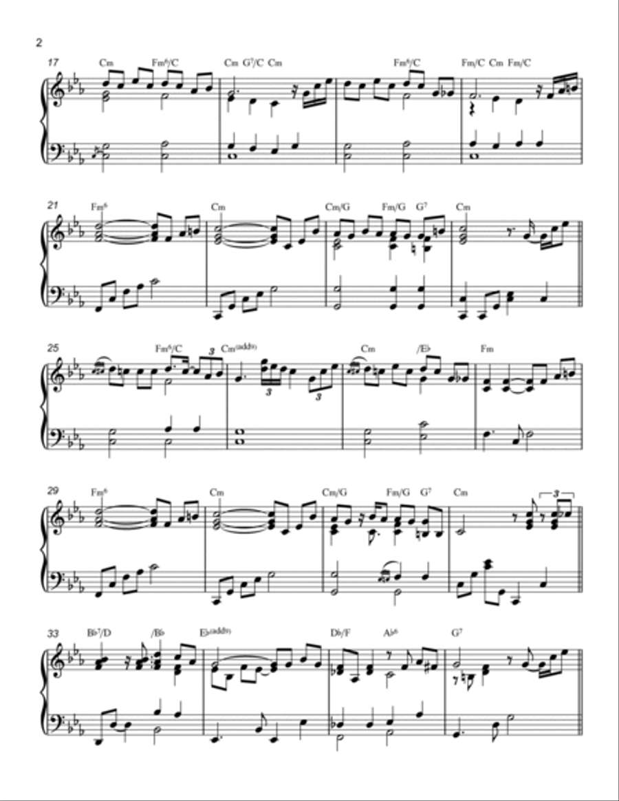 Parle plus bas Piano Solo scores gallery preview page 2