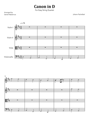 Canon In D (for String Quartet)