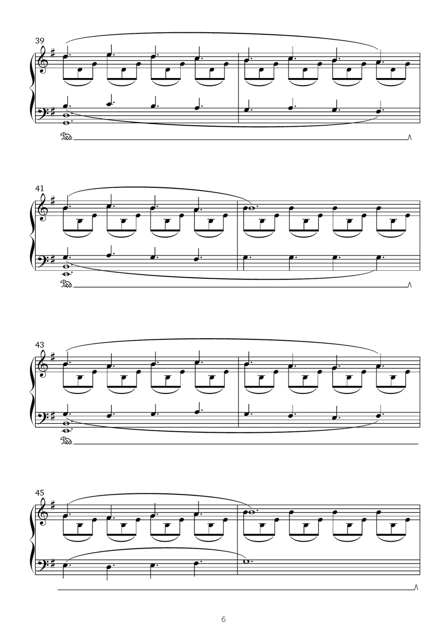 The Secret Garden Piano Solo scores gallery preview page 6