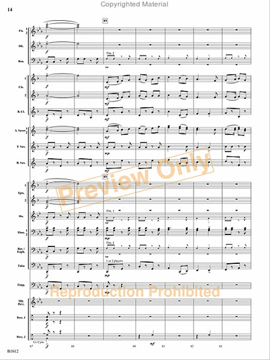 Hopak! Concert Band scores gallery preview page 15