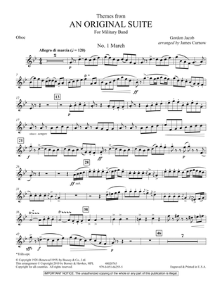 Themes from An Original Suite - Oboe