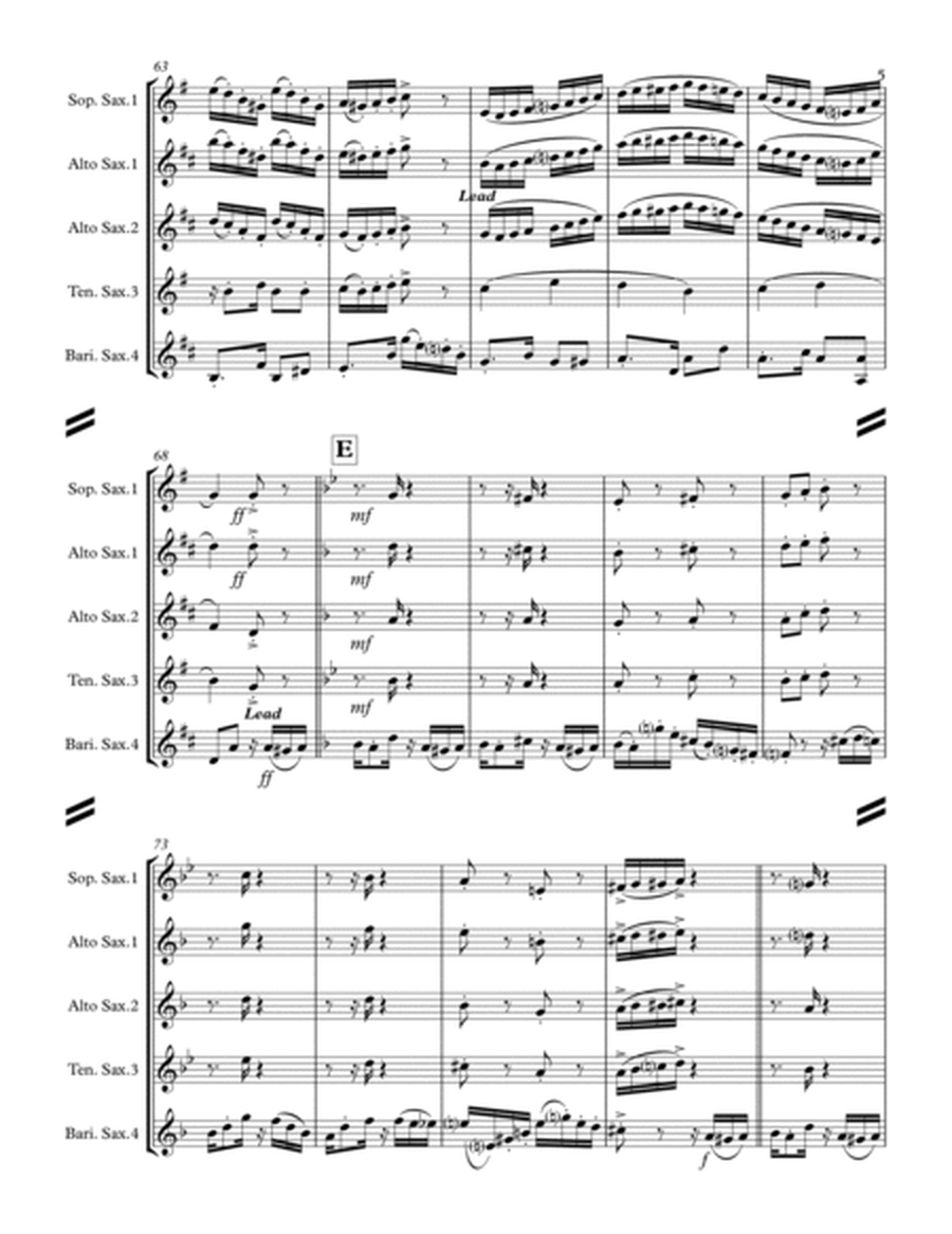 Tico-Tico no fubá (for Saxophone Quartet SATB ot AATB) image number null