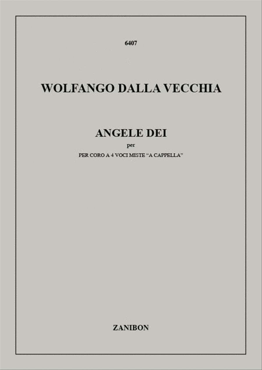 Angele Dei Angele Dei A Cappella scores gallery preview page 1