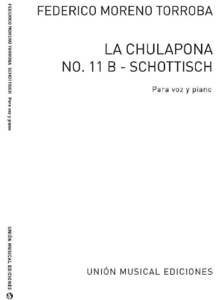 Moreno Torroba: Schottisch No.11 De La Chulapona Voice scores gallery preview page 1