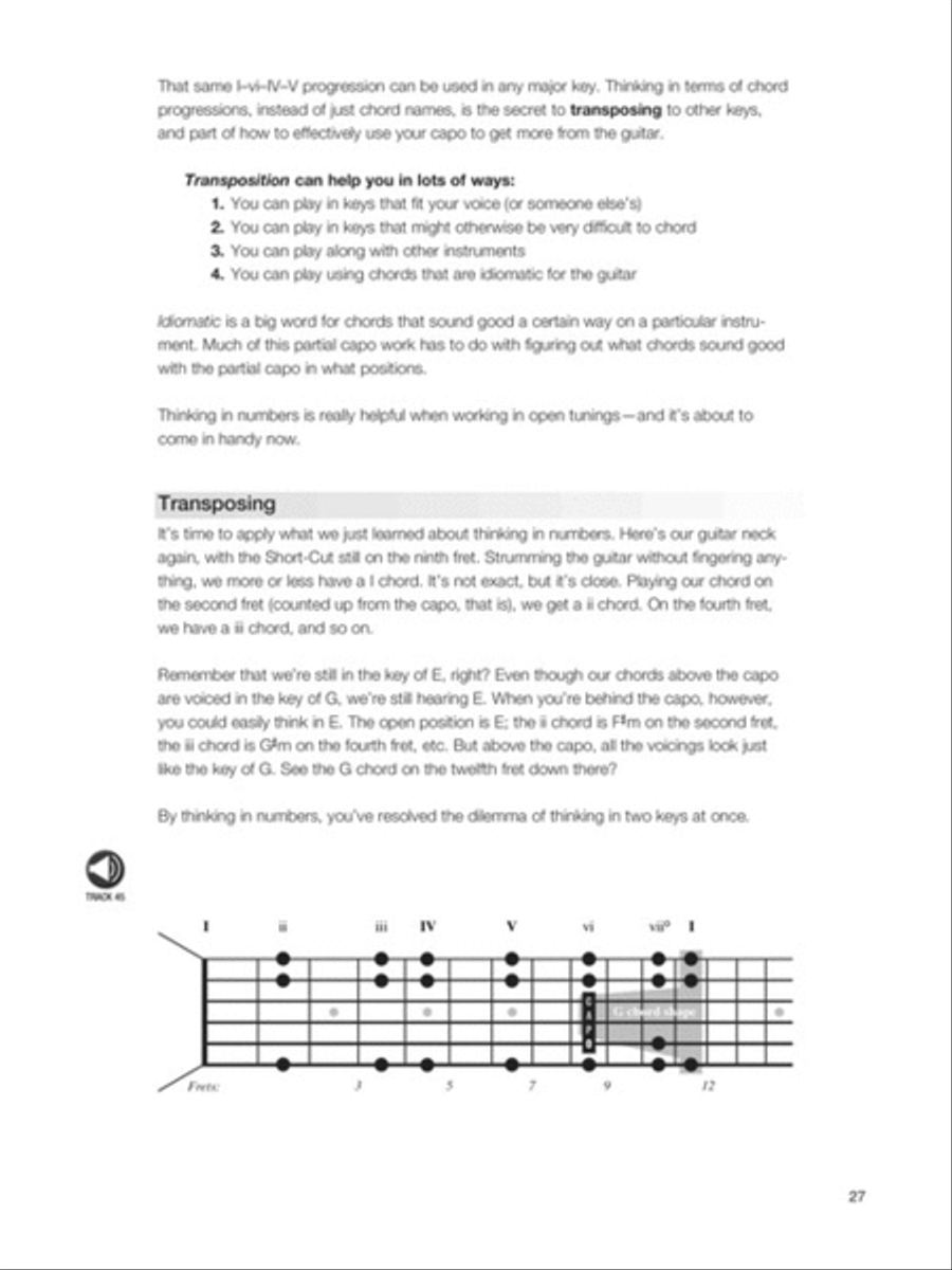 The Partial Capo Guitar Tablature scores gallery preview page 4