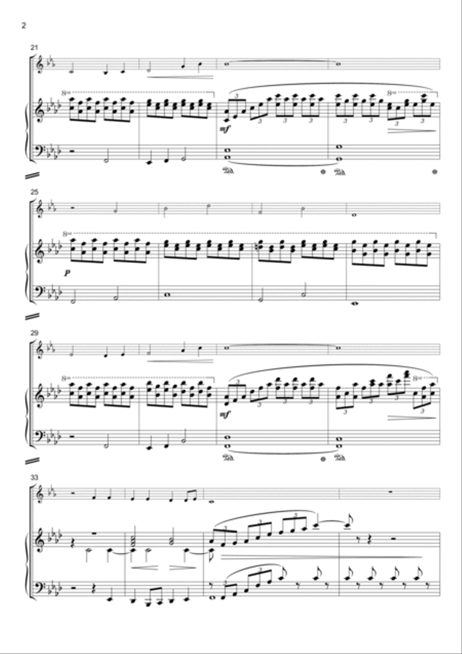 Ruebezahl (Fairy Tales for Horn and Piano) Horn scores gallery preview page 2