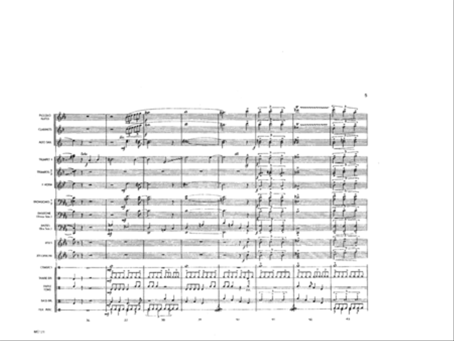Salute To Glenn Miller Salute To Glenn Miller Marching Band scores gallery preview page 6