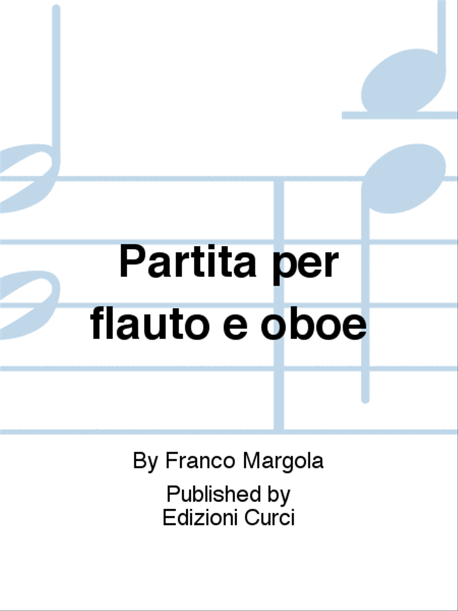 Partita per flauto e oboe Oboe scores gallery preview page 1