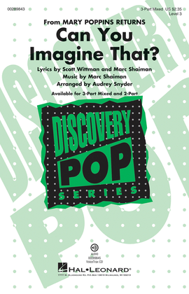 Book cover for Can You Imagine That? (from Mary Poppins Returns)