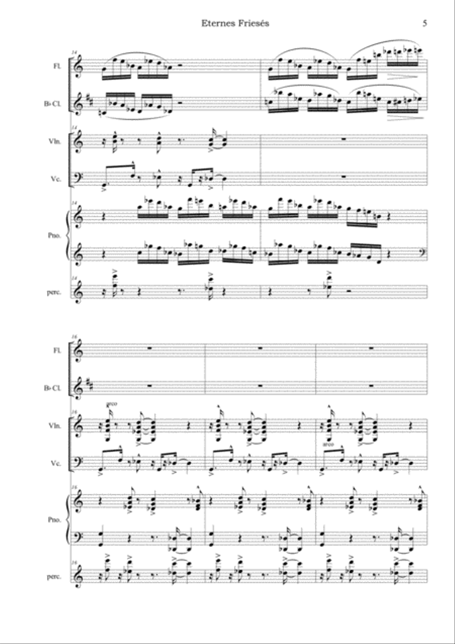 Eternes Friesés Chamber Orchestra scores gallery preview page 6