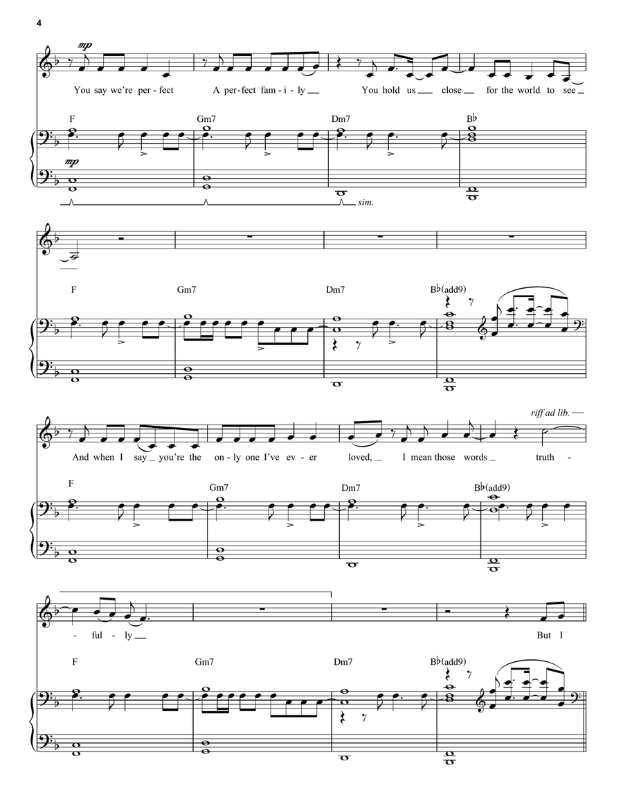 Heart Of Stone (from Six: The Musical) Voice scores gallery preview page 4