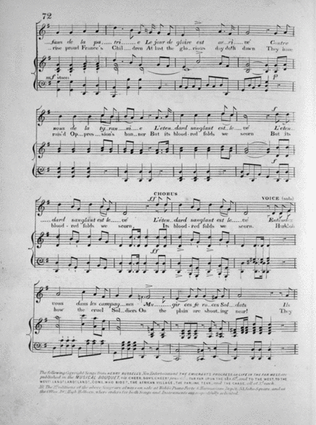 The Celebrated Marseillaise Hymn