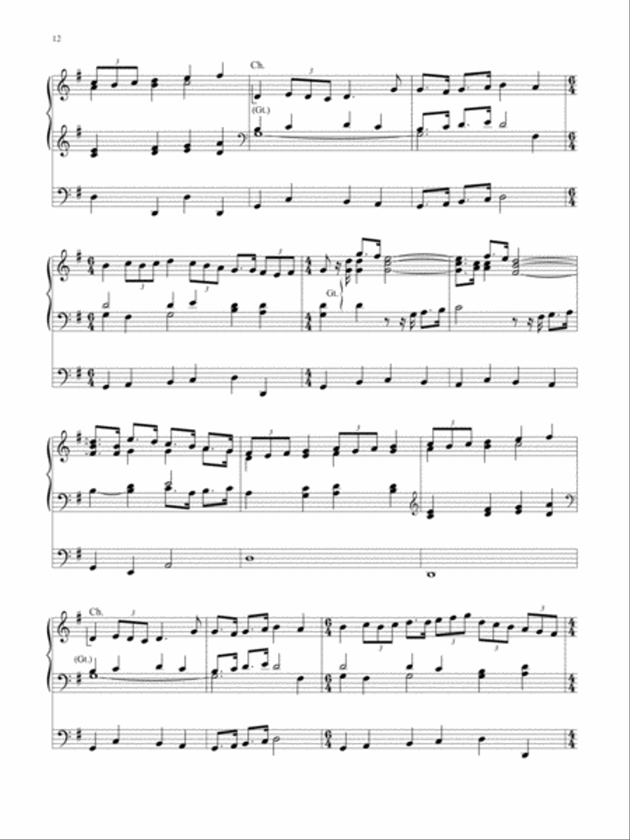 Lord of Glory: Organ Hymn Preludes Organ Solo scores gallery preview page 7