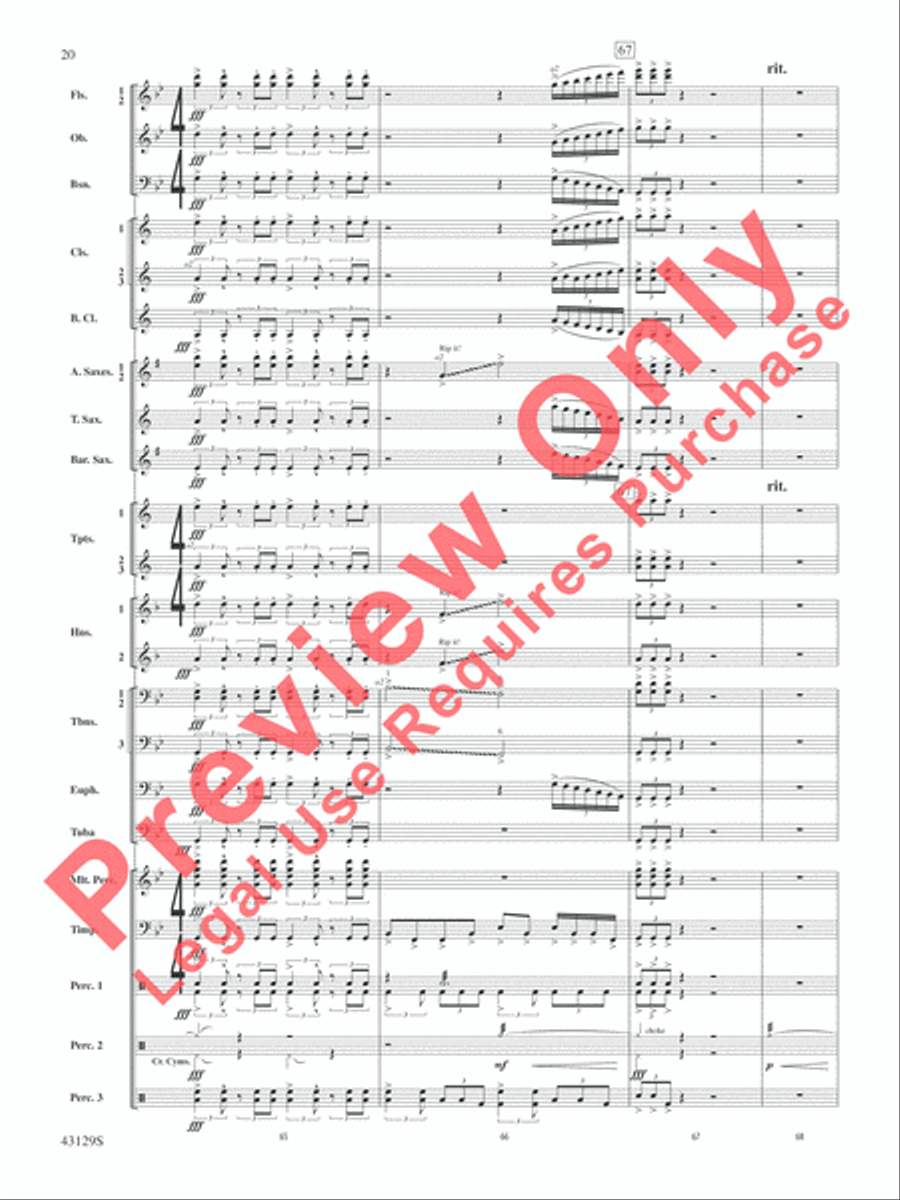 Soundtrack Concert Band scores gallery preview page 21