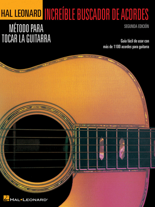 Book cover for Incredible Chord Finder - Spanish Edition, 2nd Edition