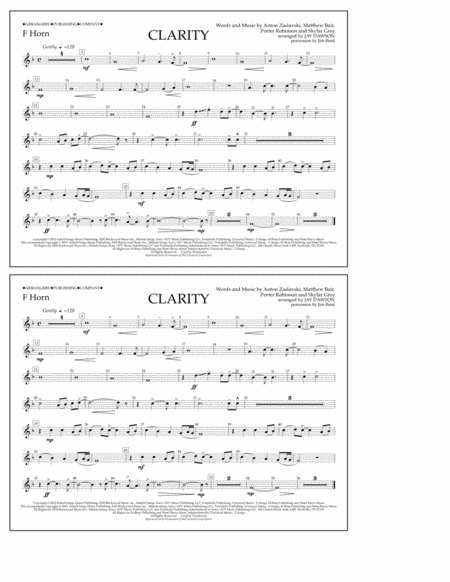 Clarity - F Horn