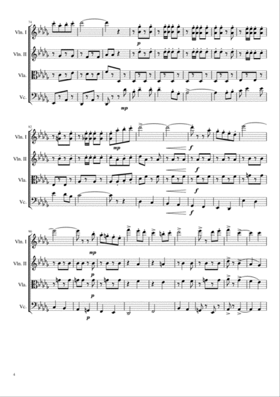 Oklahoma String Quartet scores gallery preview page 4