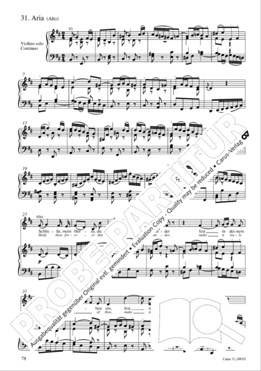 Christmas oratorio (Weihnachtsoratorium, Teile I-III) 4-Part scores gallery preview page 83