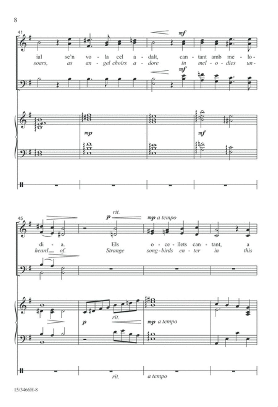 Tres Villancicos Españoles 4-Part scores gallery preview page 8
