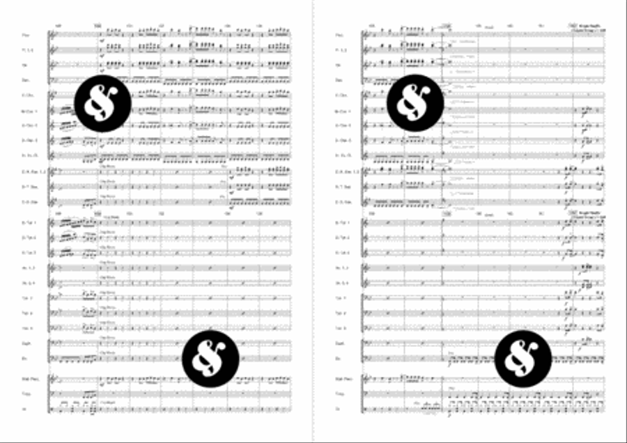 Mamma Mia! Concert Band scores gallery preview page 14