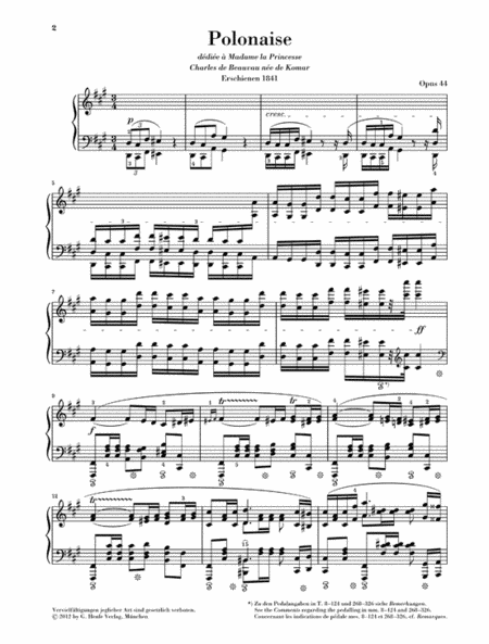 Polonaise in F-sharp minor, Op. 44
