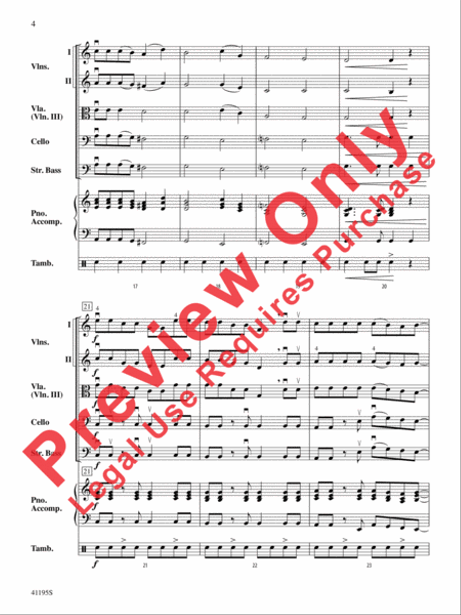 Just Give Me a Reason String Orchestra scores gallery preview page 5