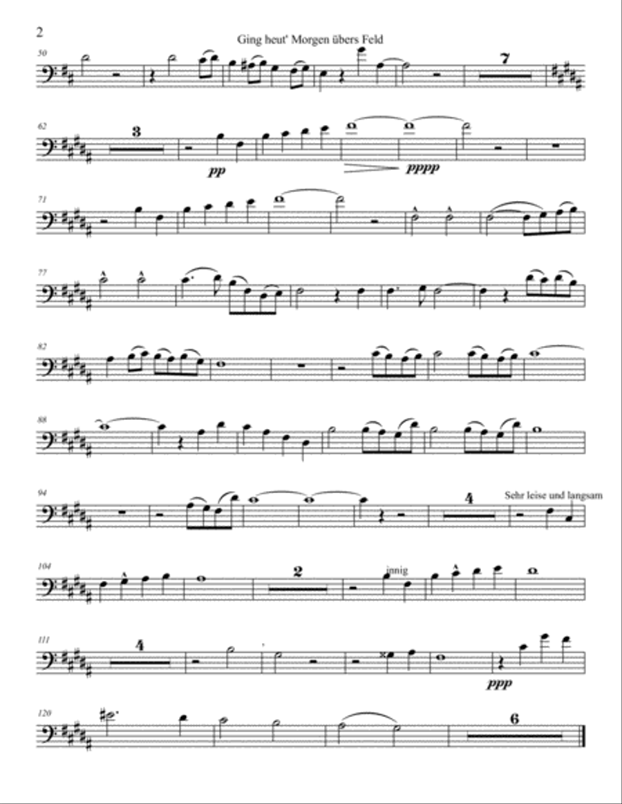 Mahler Songs of a Wayfarer No. 2 Small Ensemble scores gallery preview page 2