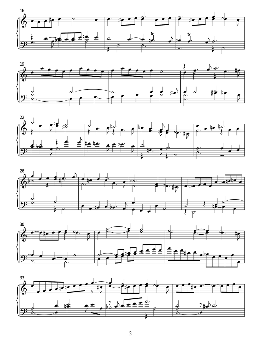 Partite Sopra Passacagli Piano Solo scores gallery preview page 2
