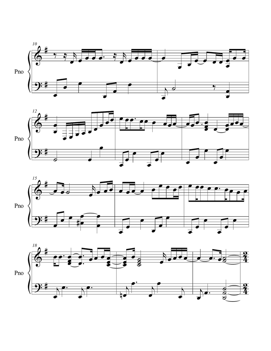 Home Piano Solo scores gallery preview page 2