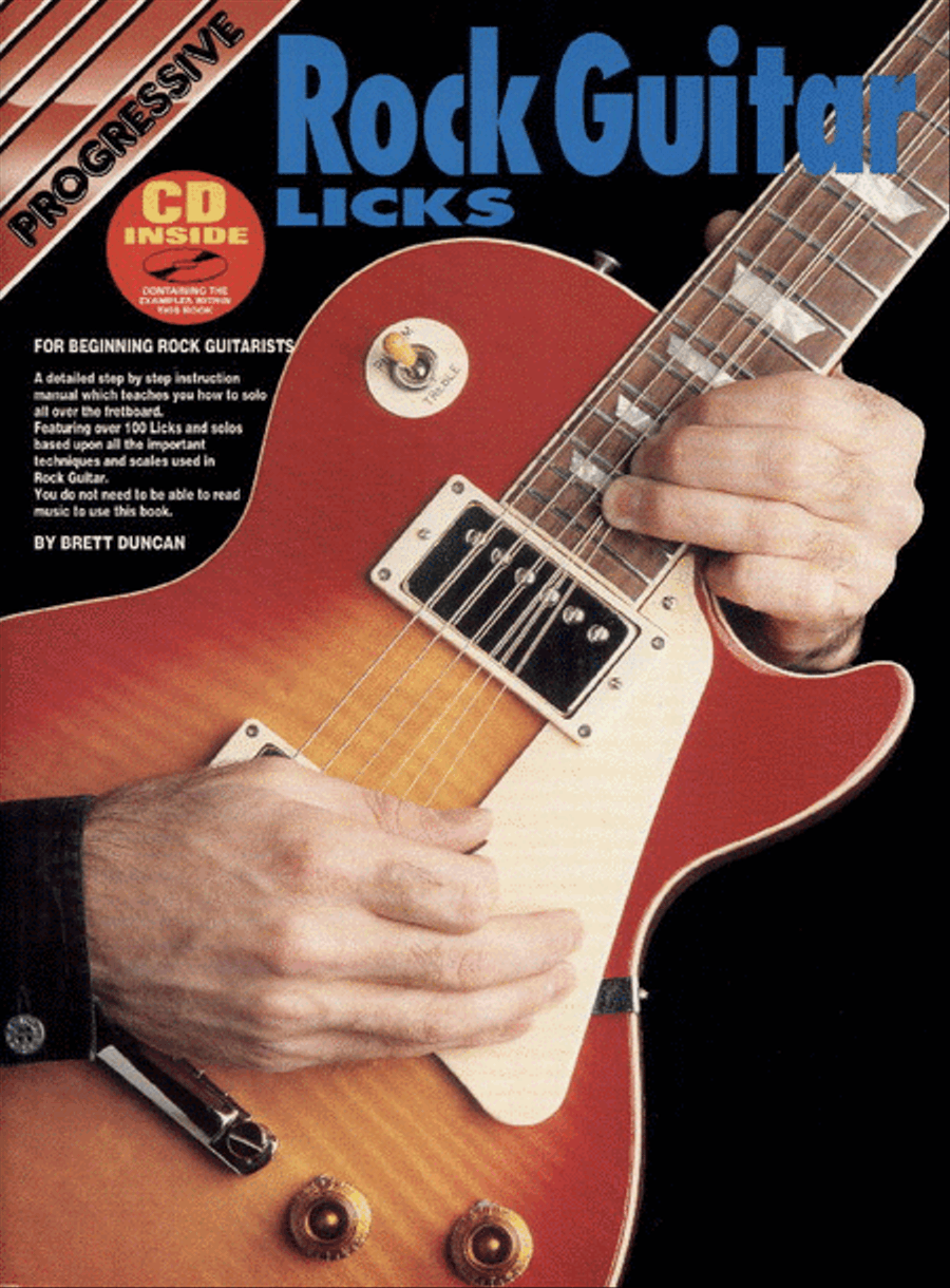 Progressive Rock Guitar Licks (Book/CD) Electric Guitar scores gallery preview page 1