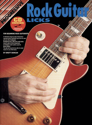 Book cover for Progressive Rock Guitar Licks (Book/CD)