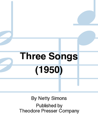 Three Songs (1950)
