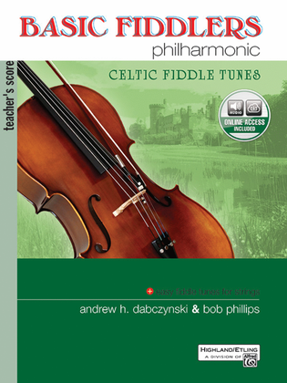 Book cover for Basic Fiddlers Philharmonic Celtic Fiddle Tunes