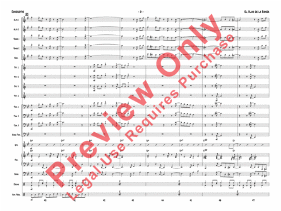 El Alma de la Banda Jazz Ensemble scores gallery preview page 9