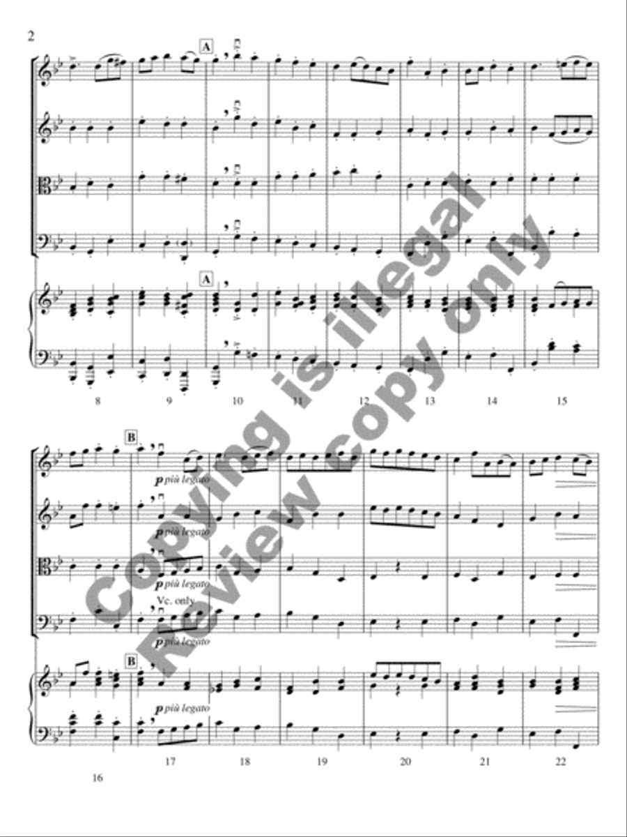 Handel Album: A Suite of Five Pieces String Orchestra scores gallery preview page 4